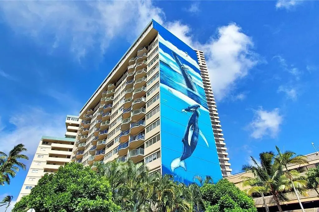 Spacious 2 Bedroom, 1 Bath Waikiki Condo Honolulu Lägenhet