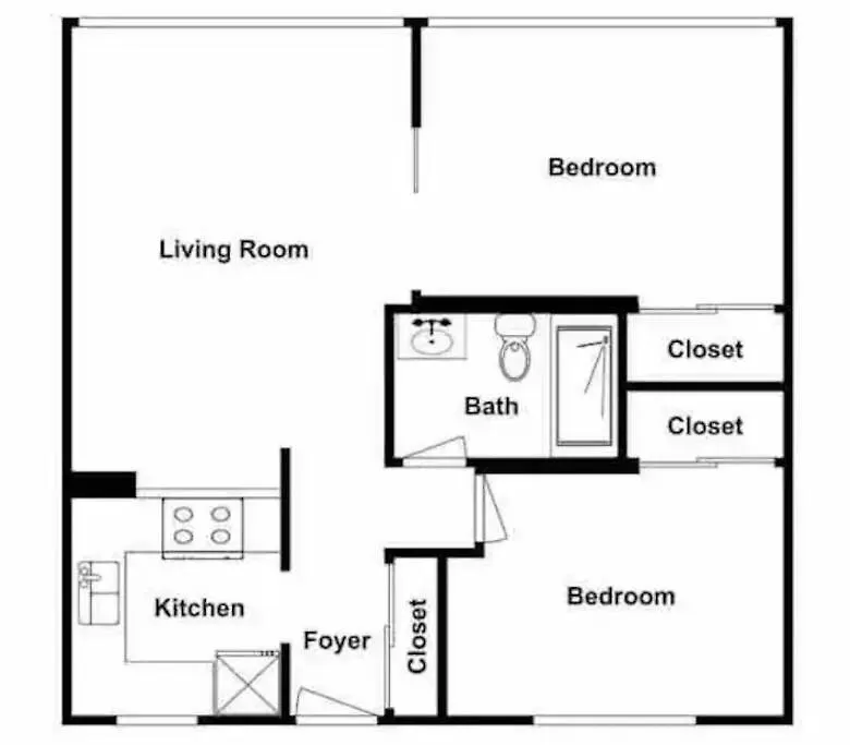 Spacious 2 Bedroom, 1 Bath Waikiki Condo Honolulu